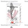 Estimulador de punto G con succionador de clitoris con control via APP y bateria recargable